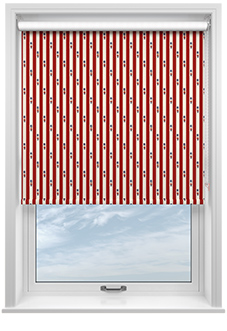Kings Breakfast, Stripe Kingsmen - Roller Blind